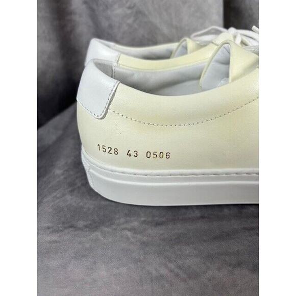 Common Projects Achilles Low Beige 1528 EU 43 US 9 EUC Luxury Sneakers $447 - Picture 3 of 6